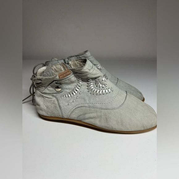 Patauges Leather Emroidered Ankle boots size 41EU/ 9US - Picture 2 of 10